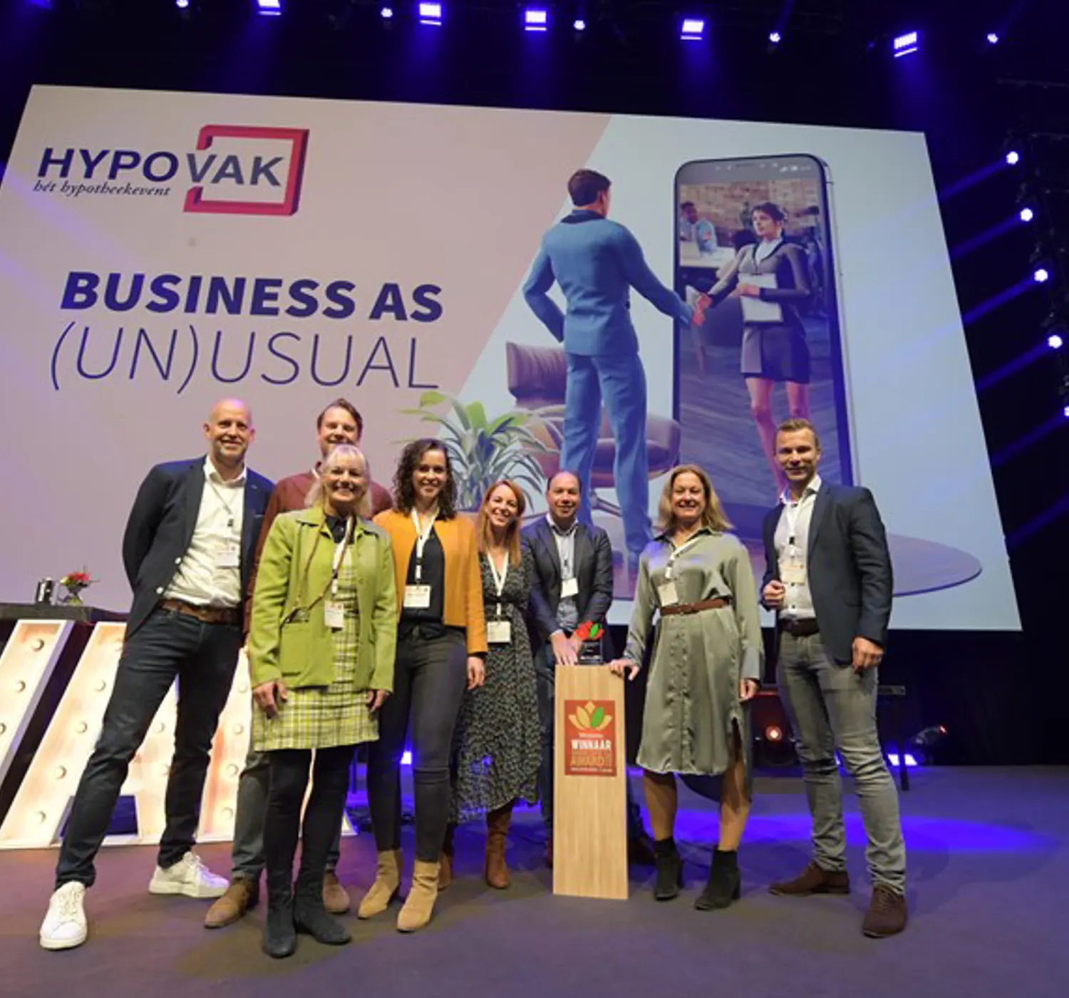 Woonnu wint de Groene Lotus Award op HypoVak 2022